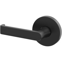 5105 Left Handed Non-Turning One-Sided Dummy Door Lever with 5046 Rose from the Estate Collection