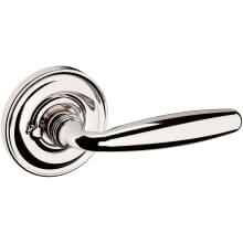 5106 Privacy Door Lever Set with 5048 Rose from the Estate Collection
