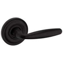5106 Non-Turning Two-Sided Dummy Door Lever Set with 5048 Rose from the Estate Collection