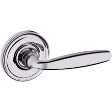 5106 Privacy Door Lever Set with 5048 Rose from the Estate Collection