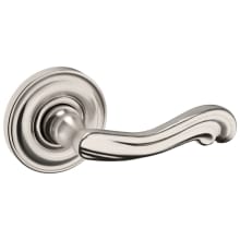 5108 Passage Door Lever Set with 5048 Rose from the Estate Collection