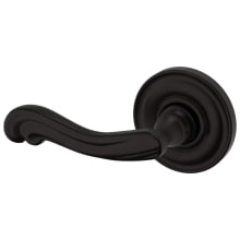 5108 Left Handed Non-Turning One-Sided Dummy Door Lever with 5048 Rose from the Estate Collection