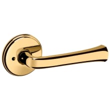 5112 Privacy Door Lever Set with 5075 Rose from the Estate Collection