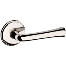 5112 Left Handed Non-Turning One-Sided Dummy Door Lever with 5075 Rose from the Estate Collection