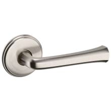 5112 Non-Turning Two-Sided Dummy Door Lever Set with 5075 Rose from the Estate Collection