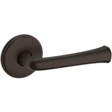 5112 Non-Turning Two-Sided Dummy Door Lever Set with 5075 Rose from the Estate Collection