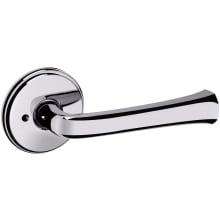 5112 Privacy Door Lever Set with 5075 Rose from the Estate Collection