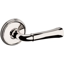 5113 Right Handed Non-Turning One-Sided Dummy Door Lever with 5078 Rose from the Estate Collection