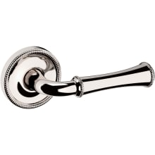 5118 Non-Turning Two-Sided Dummy Door Lever Set with 5076 Rose from the Estate Collection