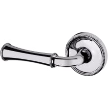 5118 Left Handed Non-Turning One-Sided Dummy Door Lever with 5076 Rose from the Estate Collection