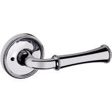 5118 Privacy Door Lever Set with 5076 Rose from the Estate Collection
