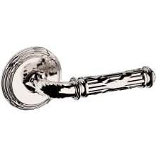 5122 Right Handed Non-Turning One-Sided Dummy Door Lever with 5022 Rose from the Estate Collection