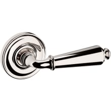 5125 Passage Door Lever Set with 5048 Rose from the Estate Collection
