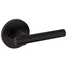 5137 Privacy Door Lever Set with 5046 Rose from the Estate Collection