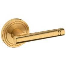 5138 Right Handed Non-Turning One-Sided Dummy Door Lever with 5047 Rose from the Estate Collection
