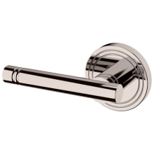 5138 Left Handed Non-Turning One-Sided Dummy Door Lever with 5047 Rose from the Estate Collection