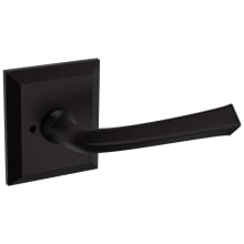 5141 Privacy Door Lever Set with R033 Rose from the Estate Collection