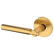 5161 Left Handed Non-Turning One-Sided Dummy Door Lever with 5046 Rose from the Estate Collection
