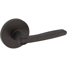 5164 Left Handed Non-Turning One-Sided Dummy Door Lever with 5046 Rose from the Estate Collection
