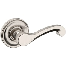 5445V Right Handed Non-Turning One-Sided Dummy Door Lever with 5048 Rose from the Estate Collection