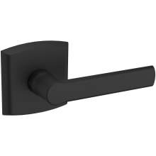 5485V Right Handed Non-Turning One-Sided Dummy Door Lever with R026 Rose from the Estate Collection