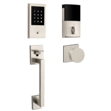 Minneapolis Z-Wave Sectional Electronic Keyless Entry Handleset with 5055 Interior Knob from the Estate Collection