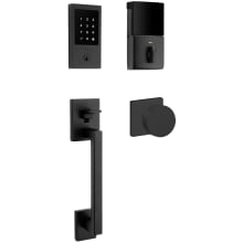 Minneapolis Sectional Electronic Keyless Entry Handleset with 5055 Interior Knob from the Estate Collection