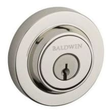 Contemporary Round Standard C Keyway Double Cylinder Keyed Entry Deadbolt