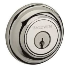 Traditional Round Standard C Keyway Double Cylinder Keyed Entry Deadbolt