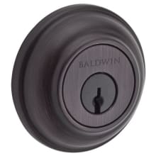 Traditional Round SmartKey Double Cylinder Keyed Entry Deadbolt