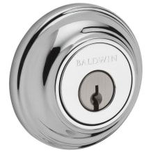 Traditional Round Standard C Keyway Double Cylinder Keyed Entry Deadbolt