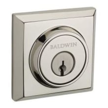 Traditional Square SmartKey Double Cylinder Keyed Entry Deadbolt