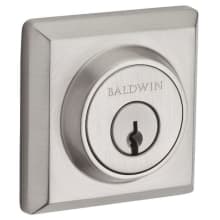 Traditional Square Standard C Keyway Double Cylinder Keyed Entry Deadbolt