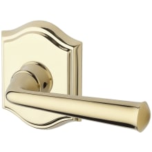 Federal Keyed Entry Single Cylinder Leverset with Traditional Arch Rose
