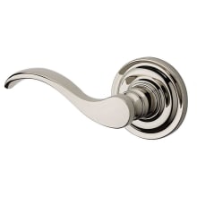 Curve Left Handed Non-Turning Two-Sided Dummy Door Lever Set with Traditional Round Rose