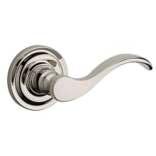 Curve Non-Turning Two-Sided Dummy Door Lever Set with Round Rose