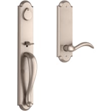Elkhorn Full Dummy Full Plate Handleset with Right Handed Non-Turning Dummy Interior Arch Lever