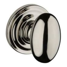 Ellipse Non-Turning Two-Sided Dummy Door Knob Set with Round Rose