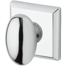 Ellipse Non-Turning Two-Sided Dummy Door Knob Set with Square Rose