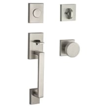 La Jolla Full Dummy Sectional Handleset with Non-Turning Dummy Interior Contemporary Knob