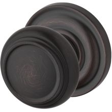 Traditional Non-Turning Two-Sided Dummy Door Knob Set with Round Rose