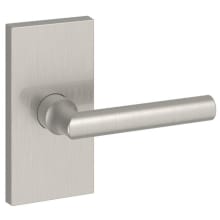 Tube Non-Turning Two-Sided Dummy Door Lever Set with 5 Inch Rectangle Rose from the Reserve Collection