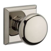 Round Non-Turning One-Sided Dummy Door Knob with Square Rose