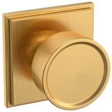 K007 Non-Turning Two-Sided Dummy Door Knob Set with R050 Rose from the Estate Collection