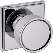K007 Non-Turning One-Sided Dummy Door Knob with R050 Rose from the Estate Collection