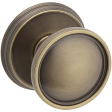 Coined and Knurled K012 Passage Door Knob Set with 5078 Trim from the Estate Collection
