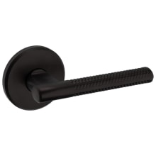 L015 Right Handed Non-Turning One-Sided Dummy Door Lever with R016 Rose from the Estate Collection