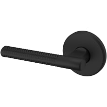 L015 Left Handed Non-Turning One-Sided Dummy Door Lever with R016 Rose from the Estate Collection