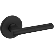 L015 Right Handed Non-Turning One-Sided Dummy Door Lever with R016 Rose from the Estate Collection