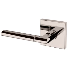L021 Left Handed Non-Turning One-Sided Dummy Door Lever with R017 Rose from the Estate Collection